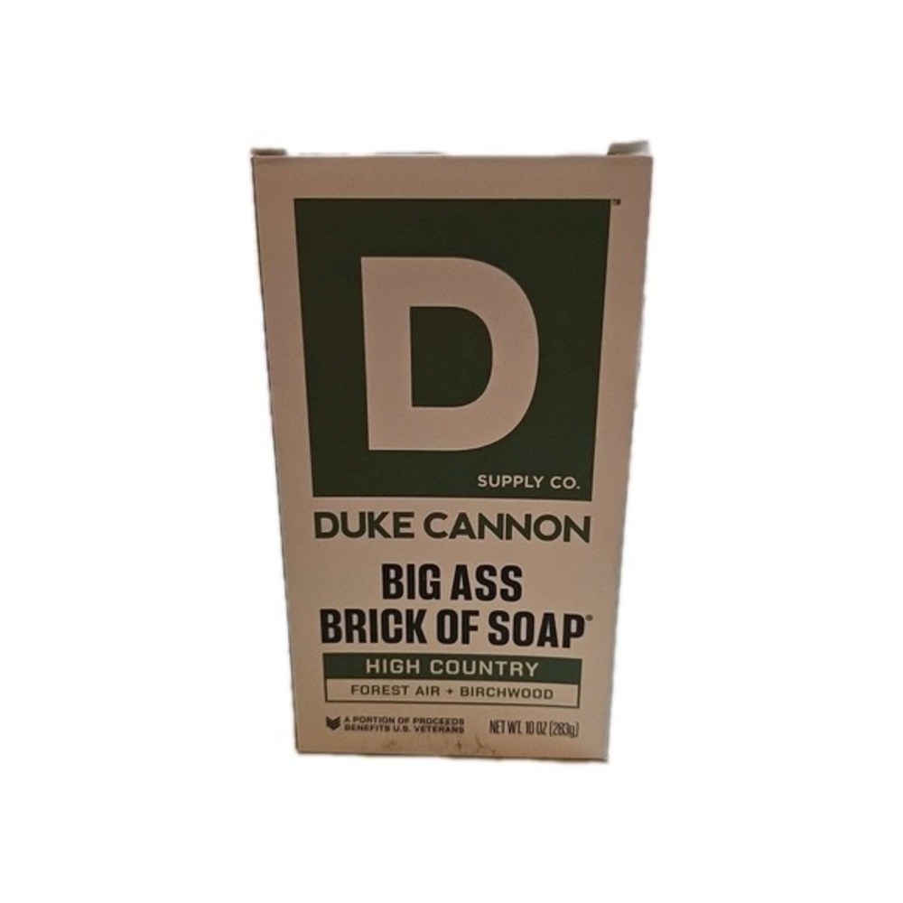 Duke Cannon Big Ass‎ Brick of Soap High Country Forest Air Birchwood 10 oz Mens